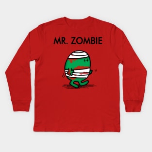 Mr Zombie Kids Long Sleeve T-Shirt